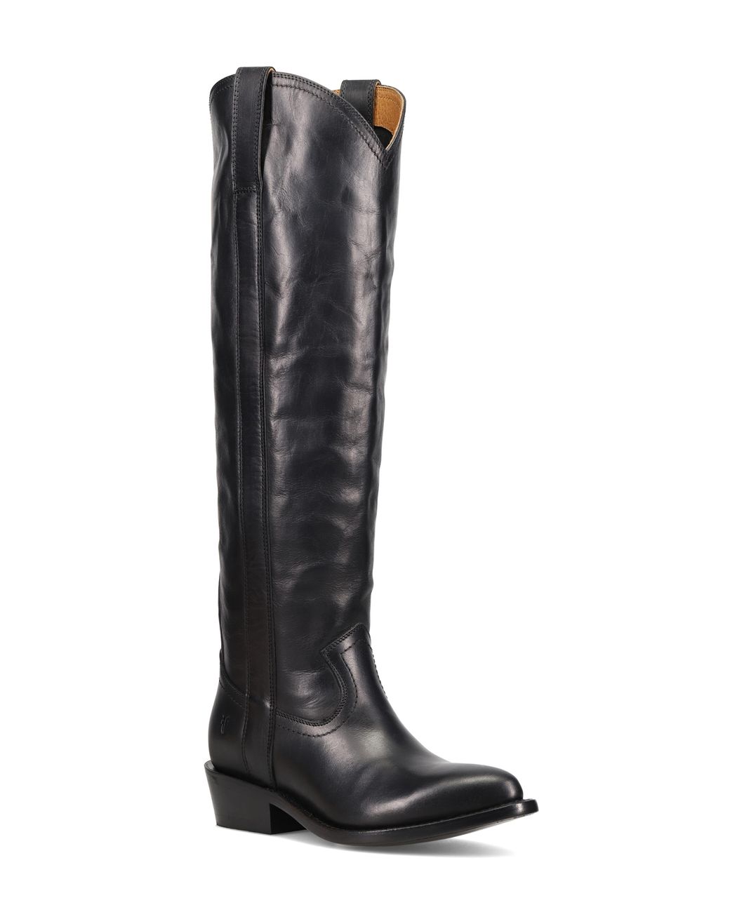 Frye Black Billy Softy Tall Western Boot
