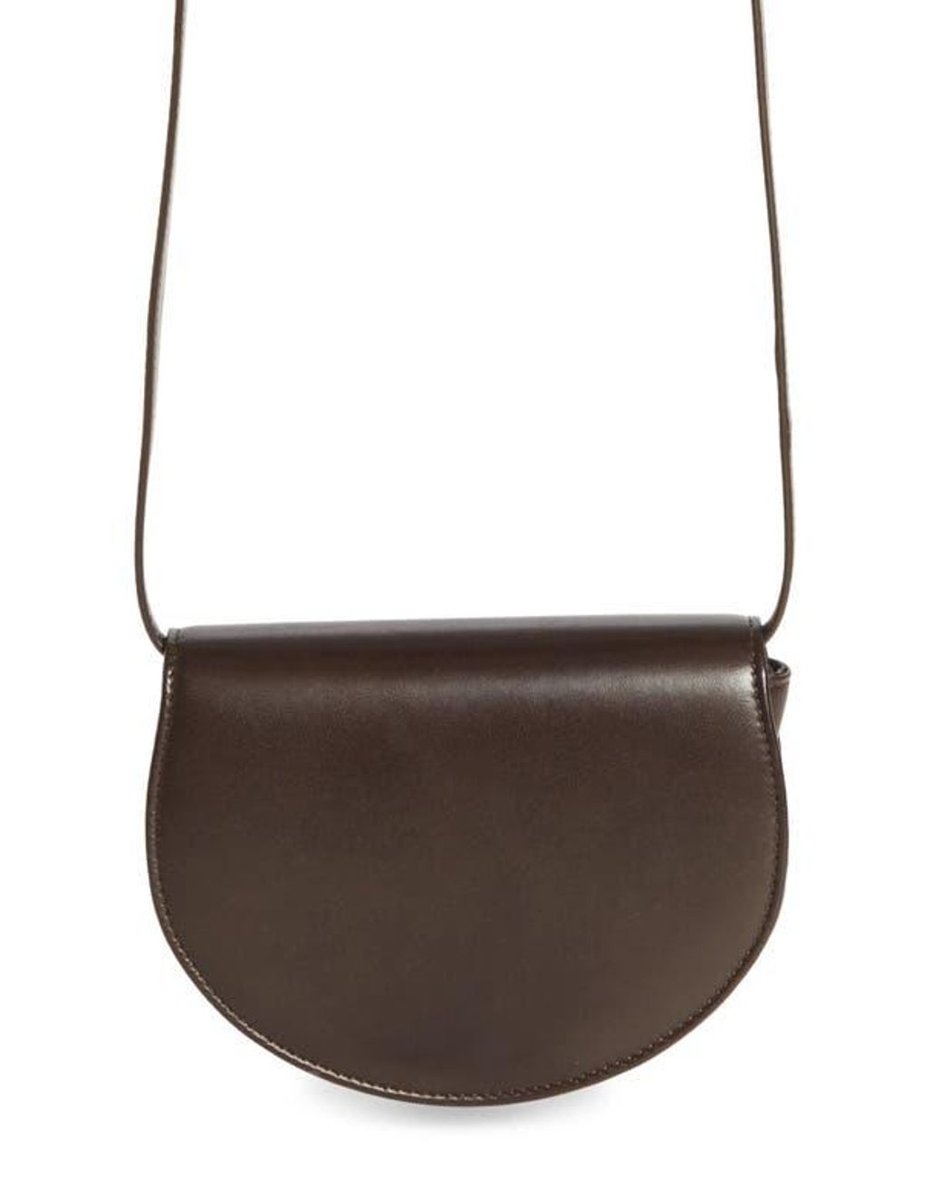 The Row Canteenレザーバッグ ダークブラウン The Row | Canteen dark brown crossbody bag | Savannahs