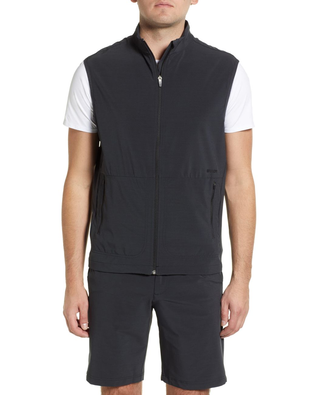 Brady Black Zero Weight Golf Vest for men