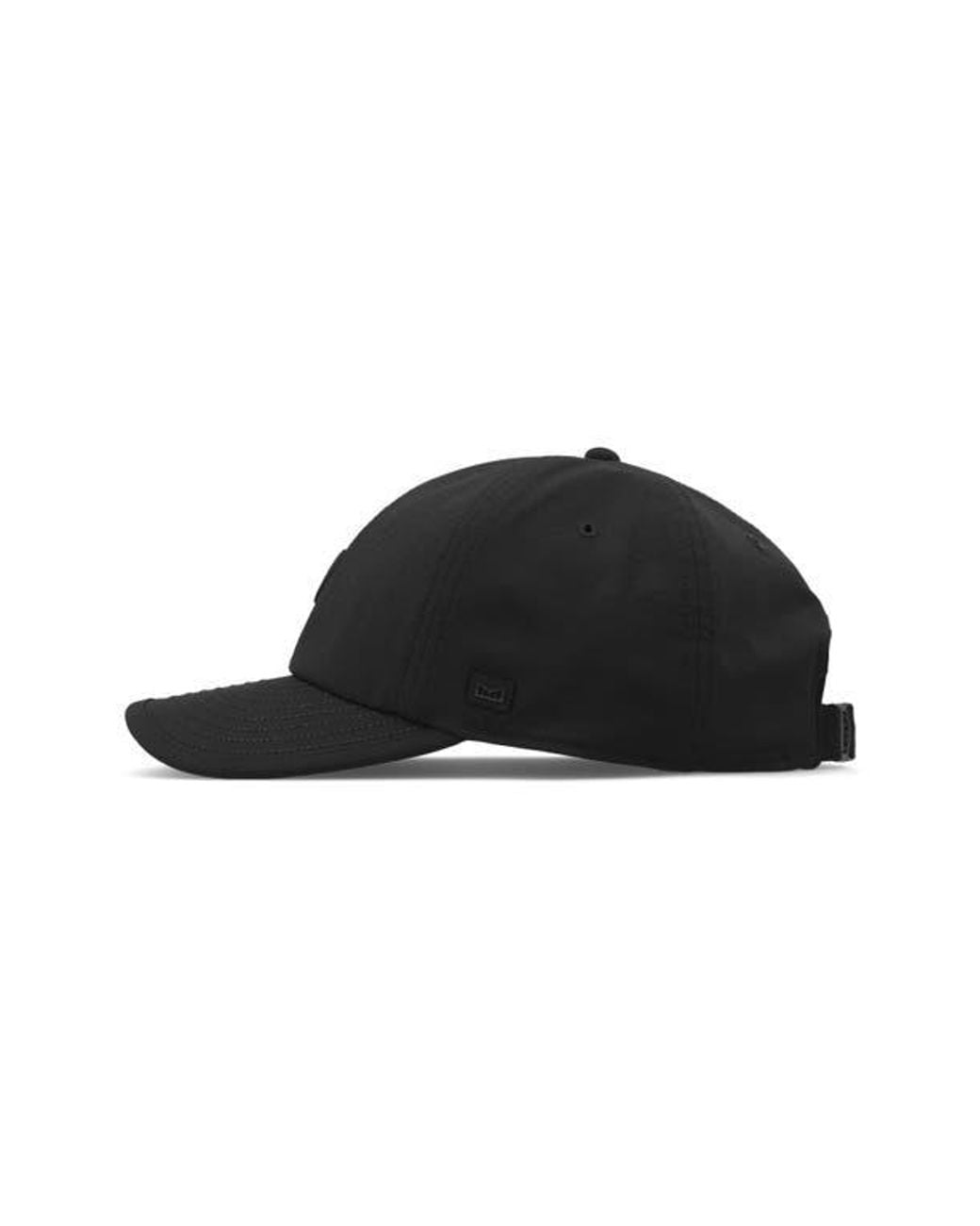 Melin Black Legend Packable Hydro 6-Panel Snapback Ball Cap for men