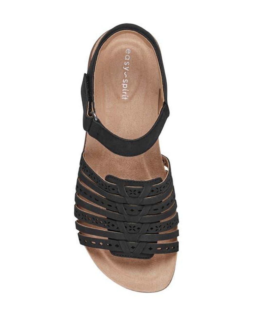 Easy Spirit Black Mandie Sandal