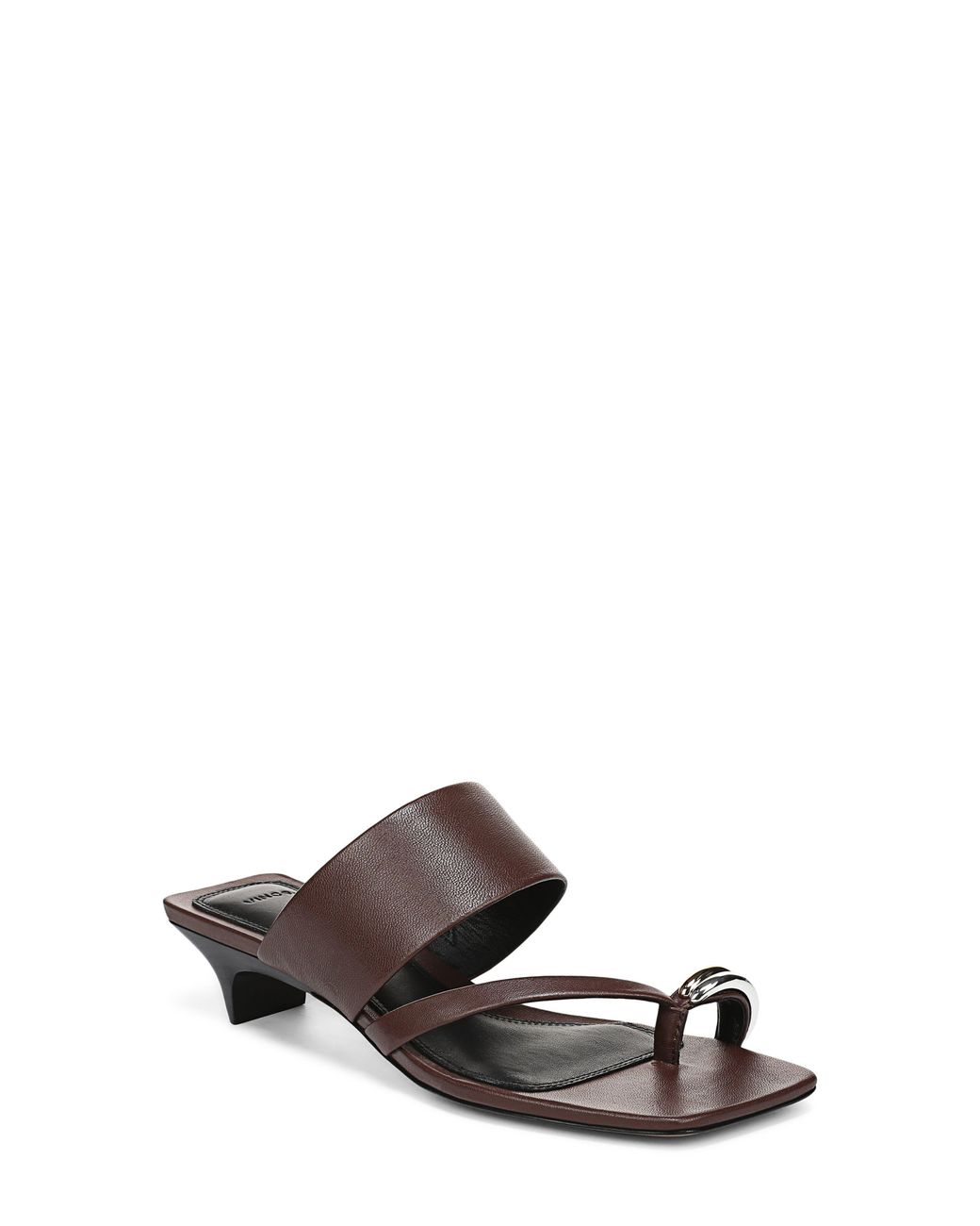 Vince White Stacy Toe Loop Sandal