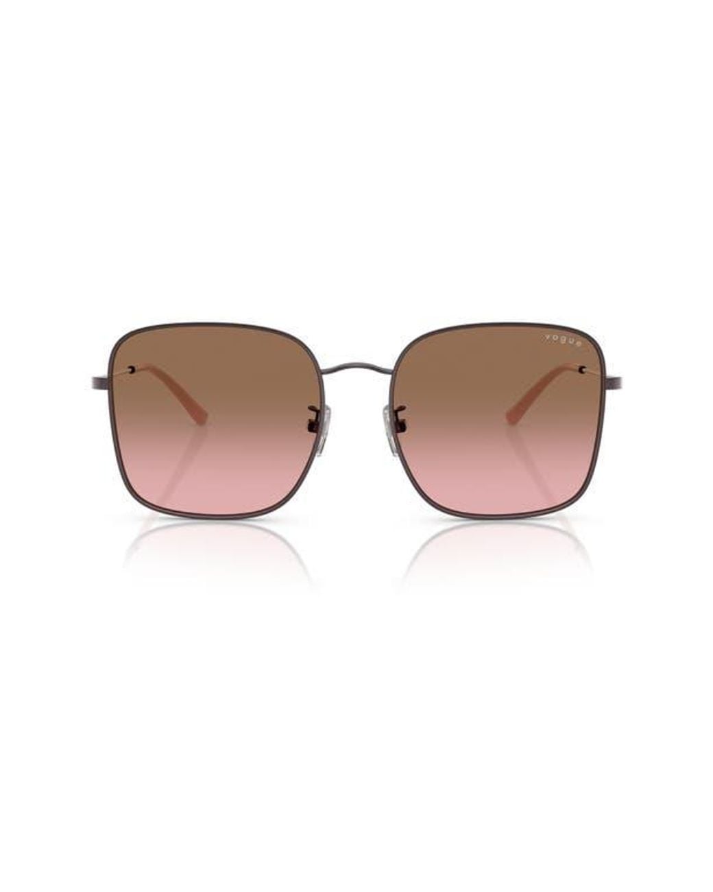 Vogue Pink 57Mm Gradient Square Sunglasses for men