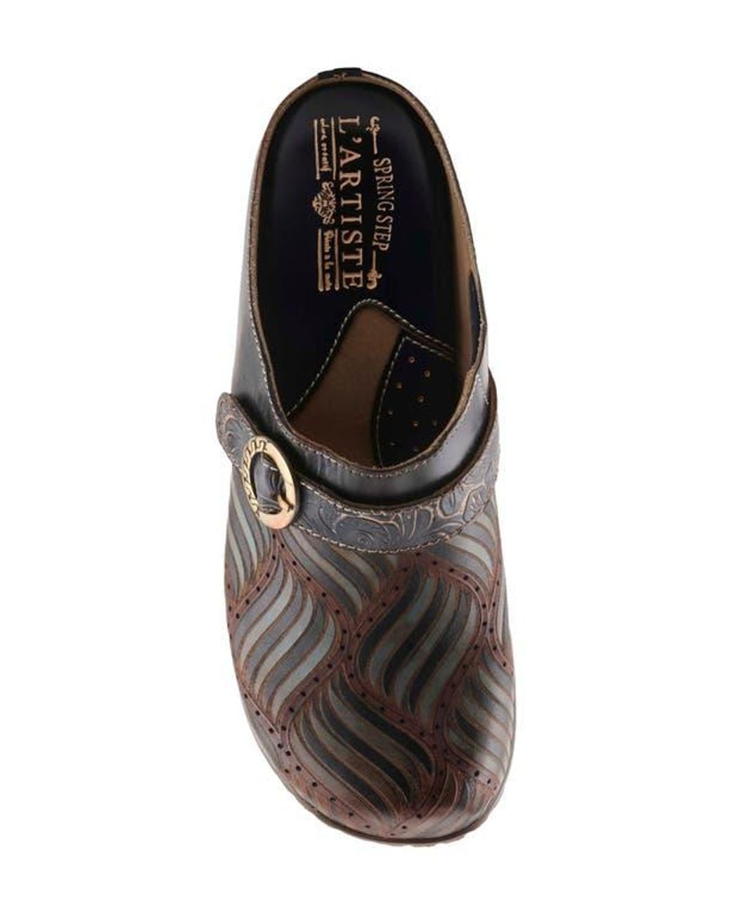 Spring Step Brown Sova Mule