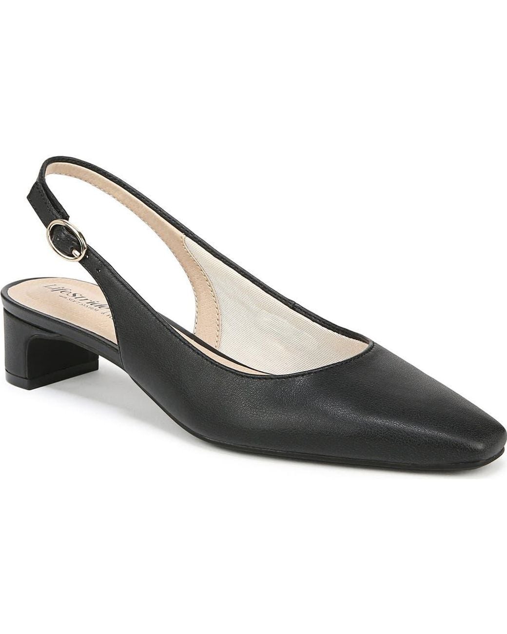 LifeStride Metallic Lorena Slingback Pump