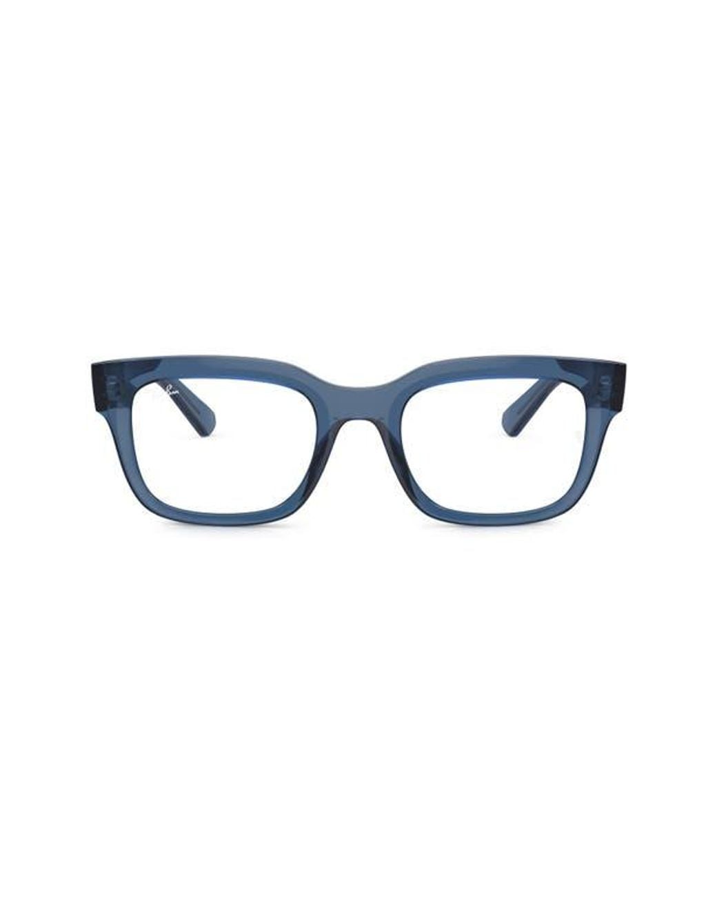 Ray-Ban Blue Chad 54Mm Rectangular Optical Glasses for men
