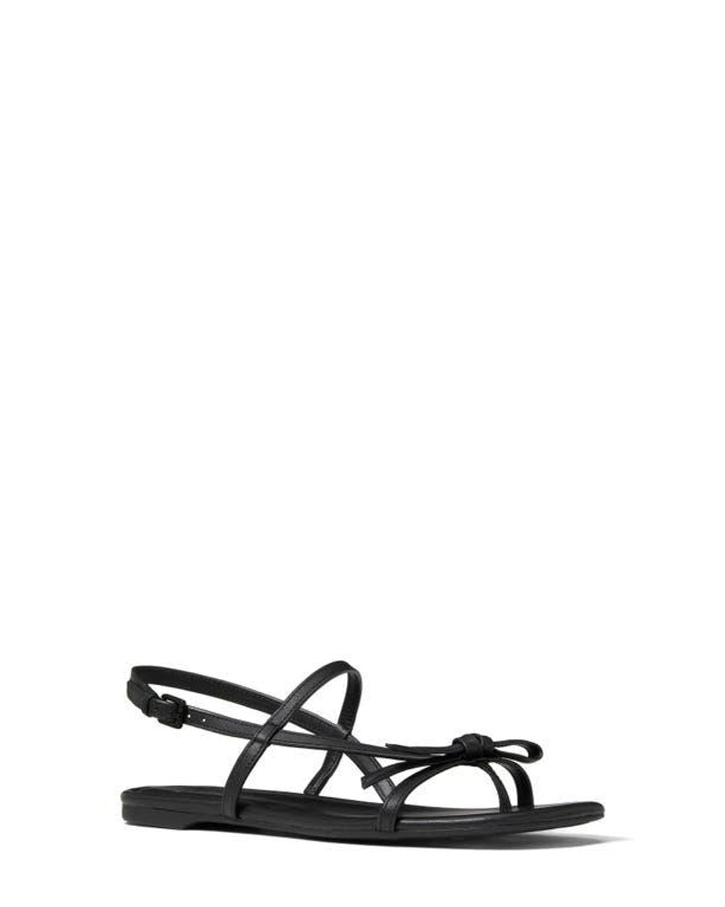 Kate Spade White Loop Ankle Strap Sandal