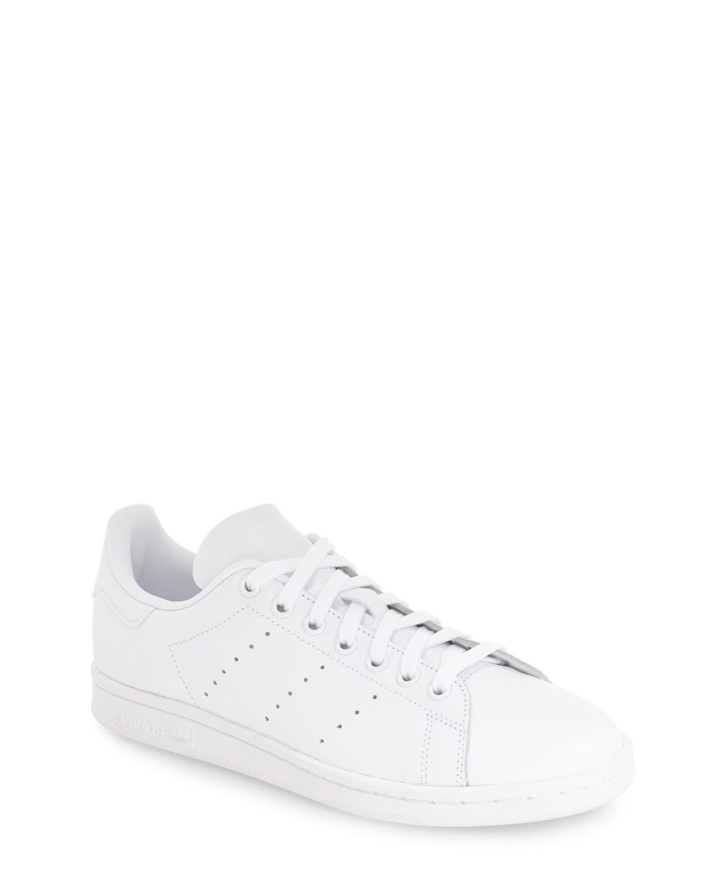 Adidas White Stan Smith Low Top Sneaker for men