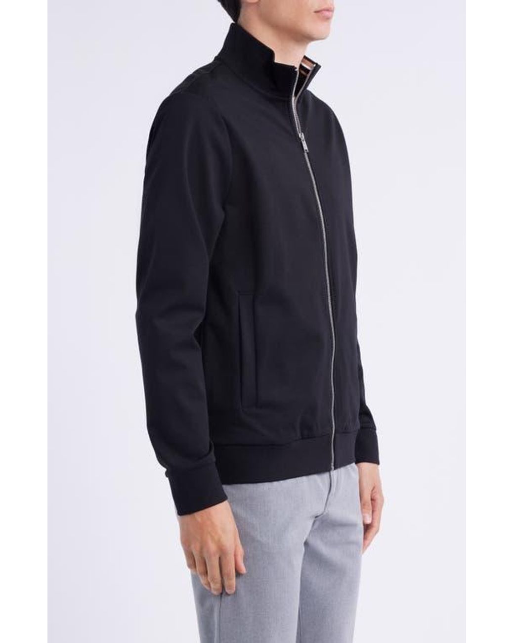 Boss Black Shepherd Knit Zip Jacket for men