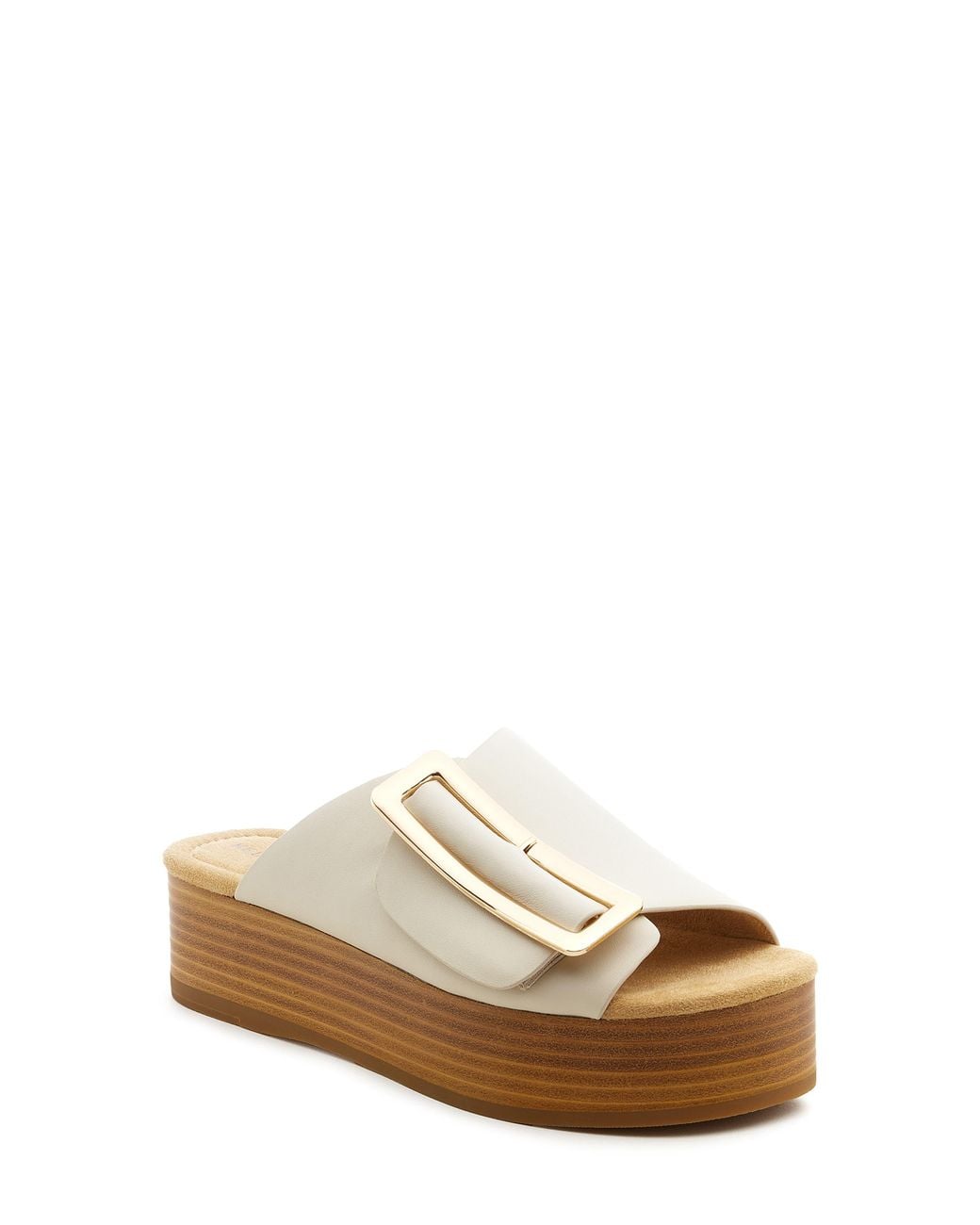 Kelsi Dagger Brooklyn White Dover Platform Sandal