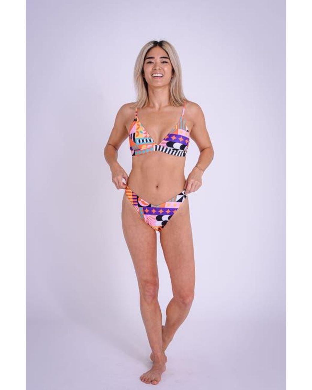 OOSC Pink Endless Summer V-Cut Bikini Bottoms