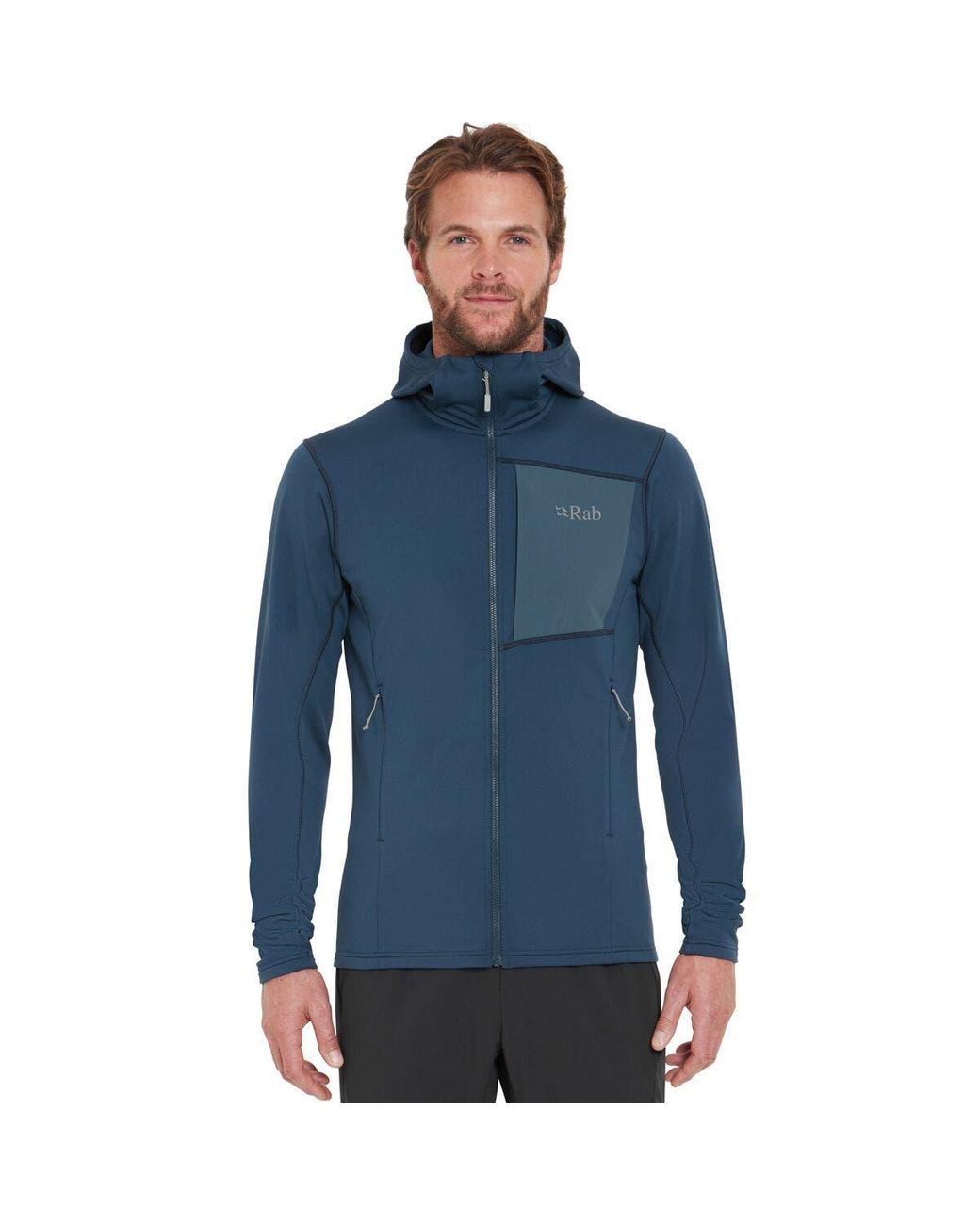 Rab Blue Superflux Hooded Jacket for men