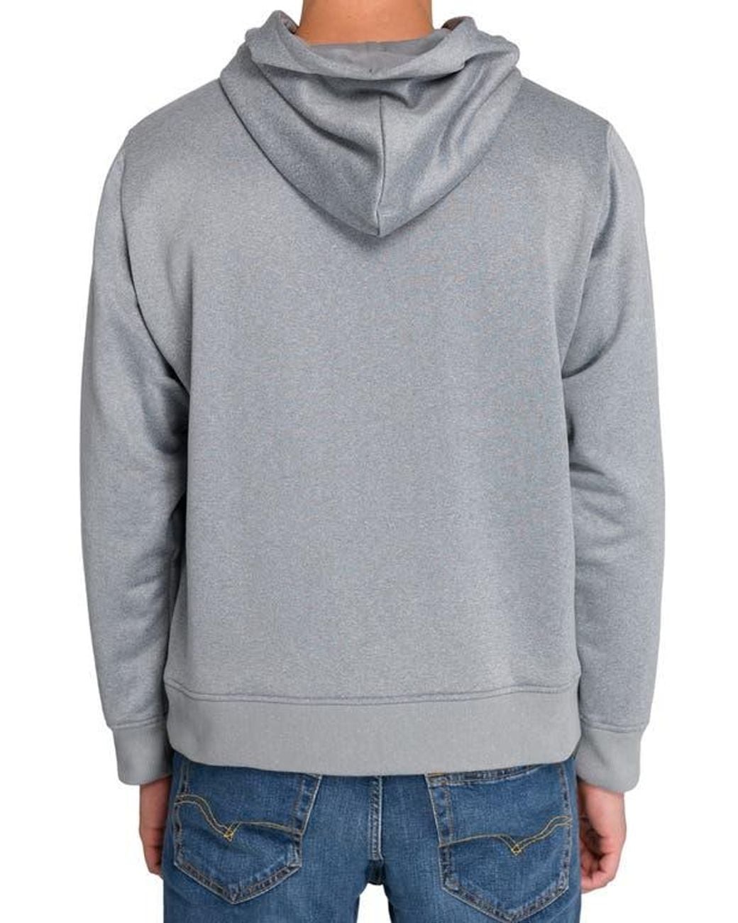 Con.struct Gray Solid Hoodie for men