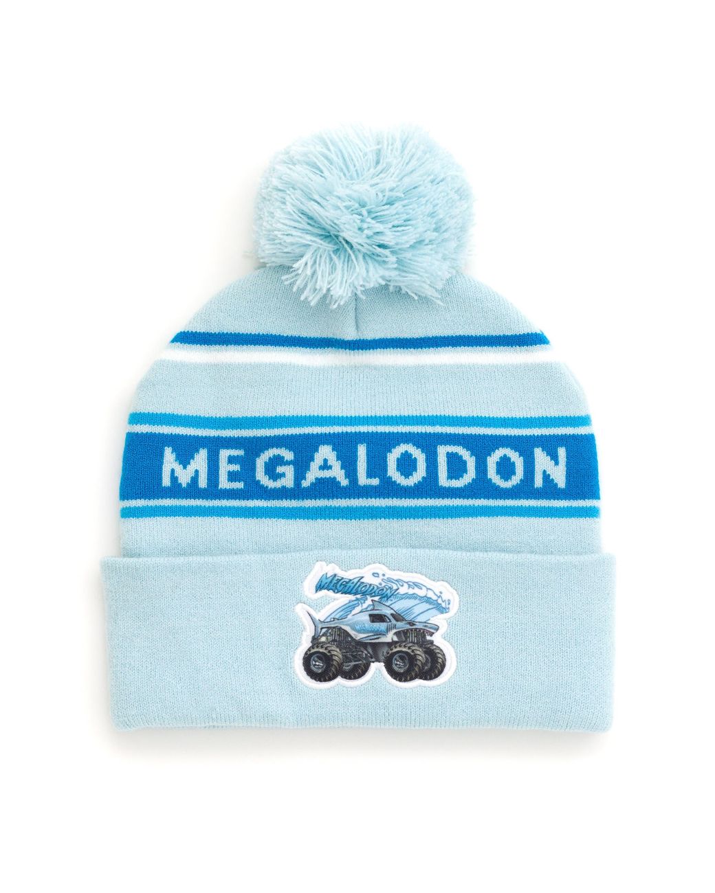 MONSTER JAM Blue Knit Beanie Hat