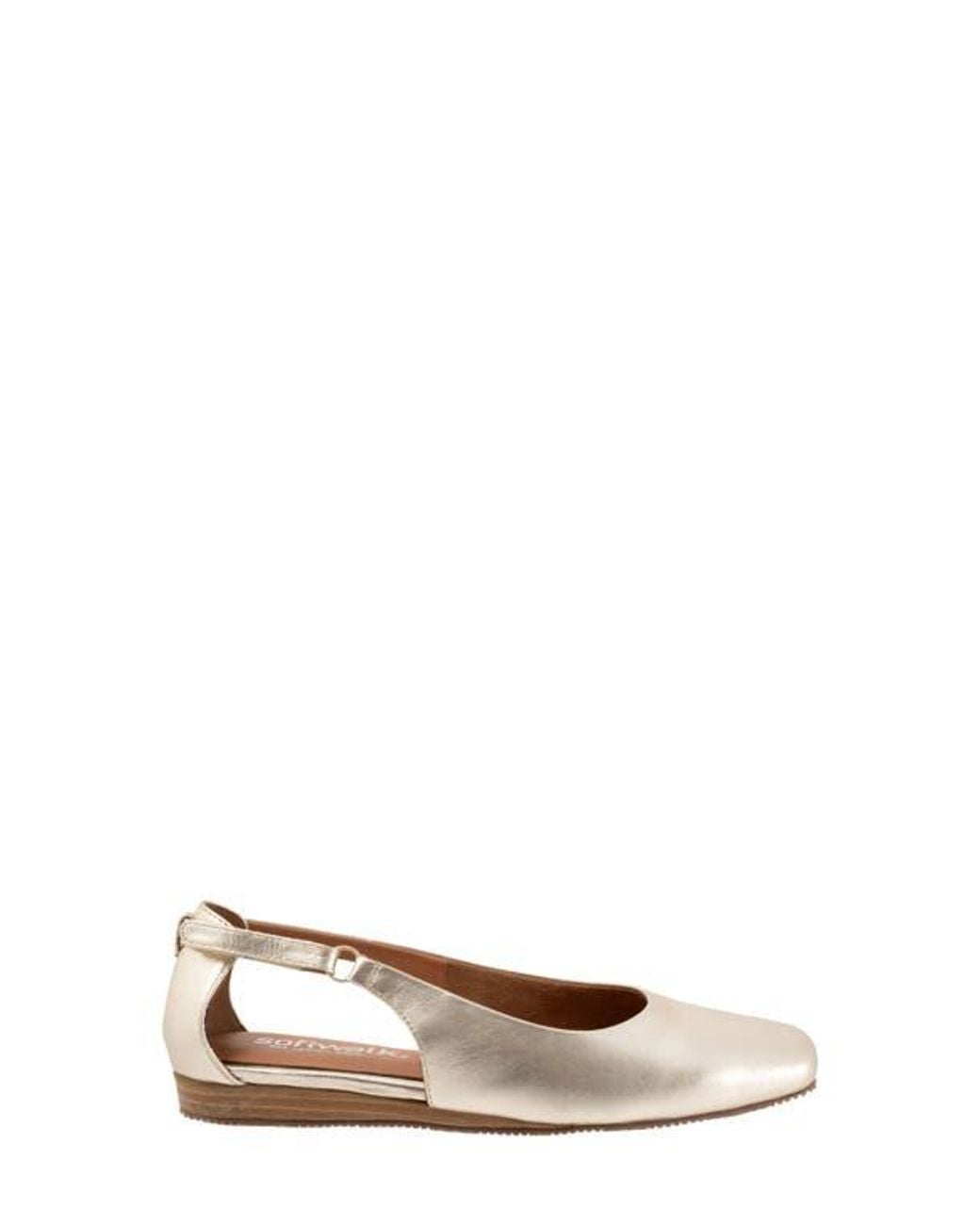 Softwalk® White Venice Flat