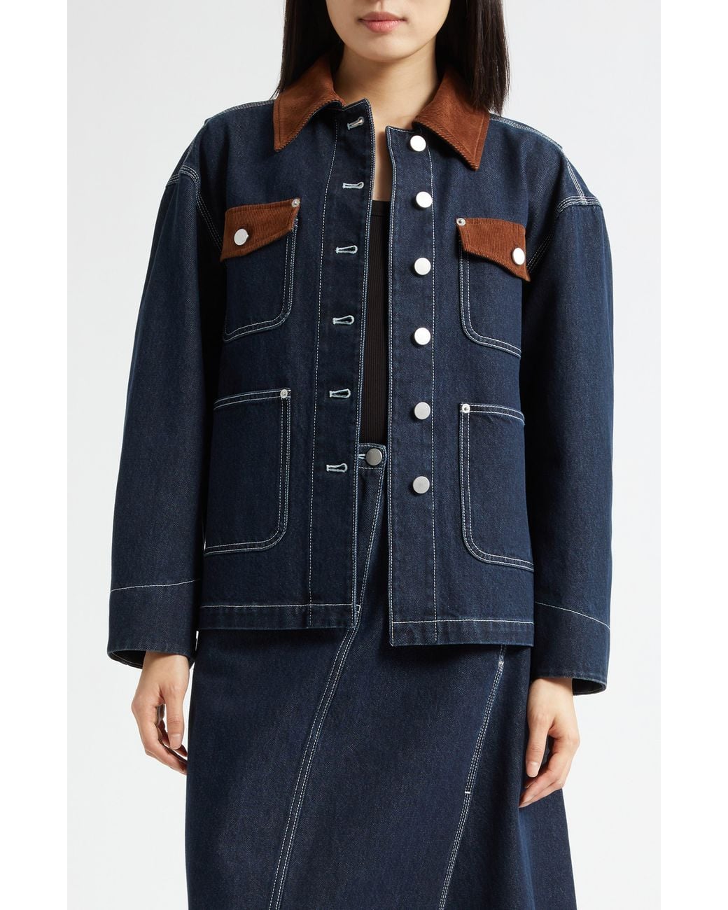 3.1 Phillip Lim Blue Chore Denim Jacket