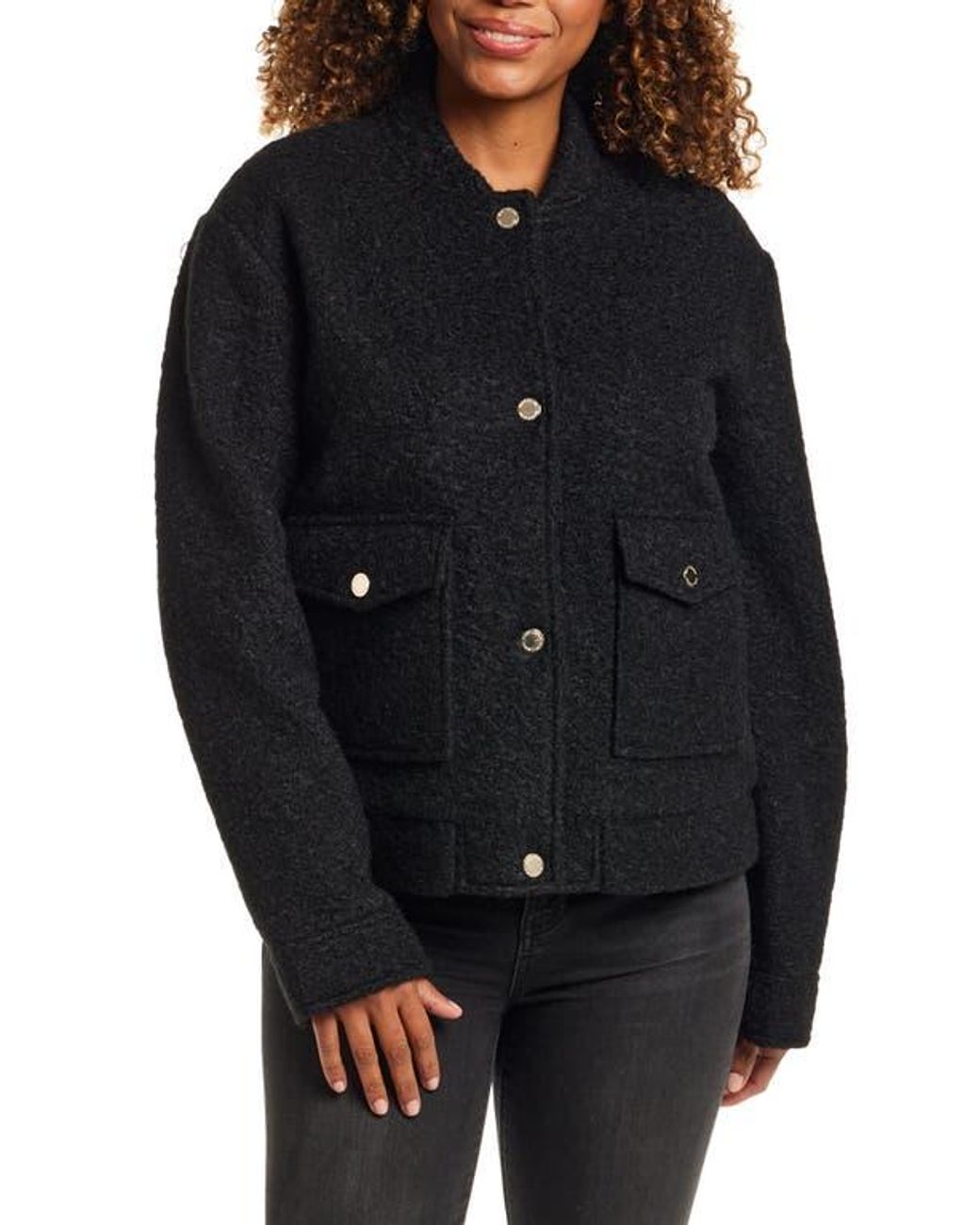 Gallery Black Bouclé Jacket