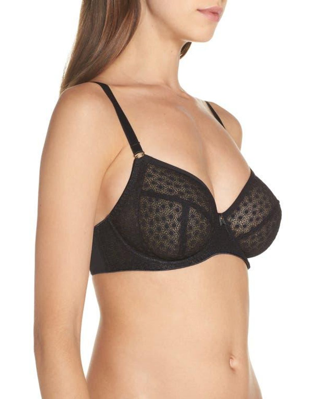 Freya Black Starlight Hero Underwire Side Support Bra