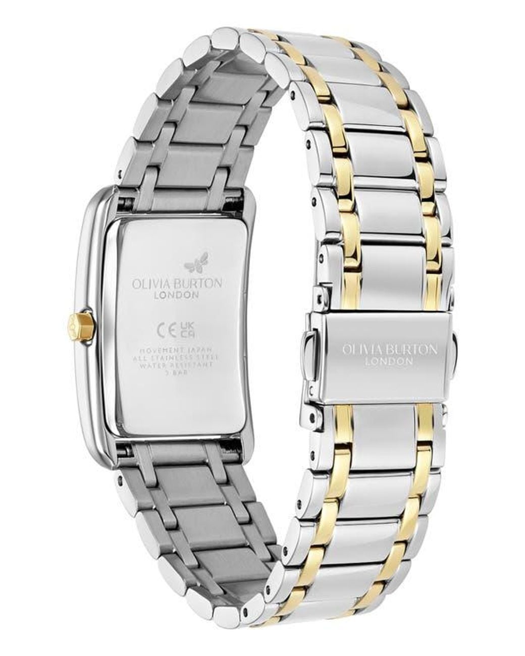 Olivia Burton Multicolor Grove Rectangular Bracelet Watch, 23Mm
