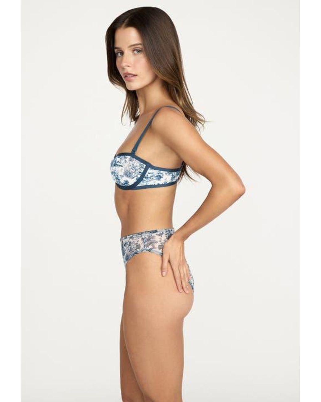 CUUP Blue The Balconette Mesh