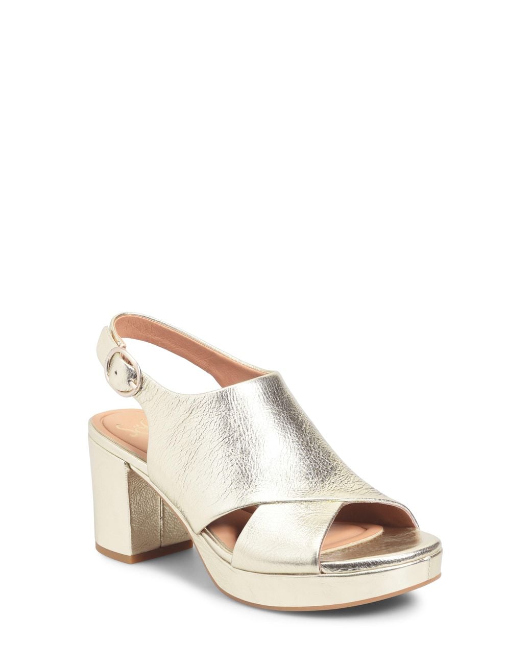 Söfft Natural Liv Slingback Platform Sandal