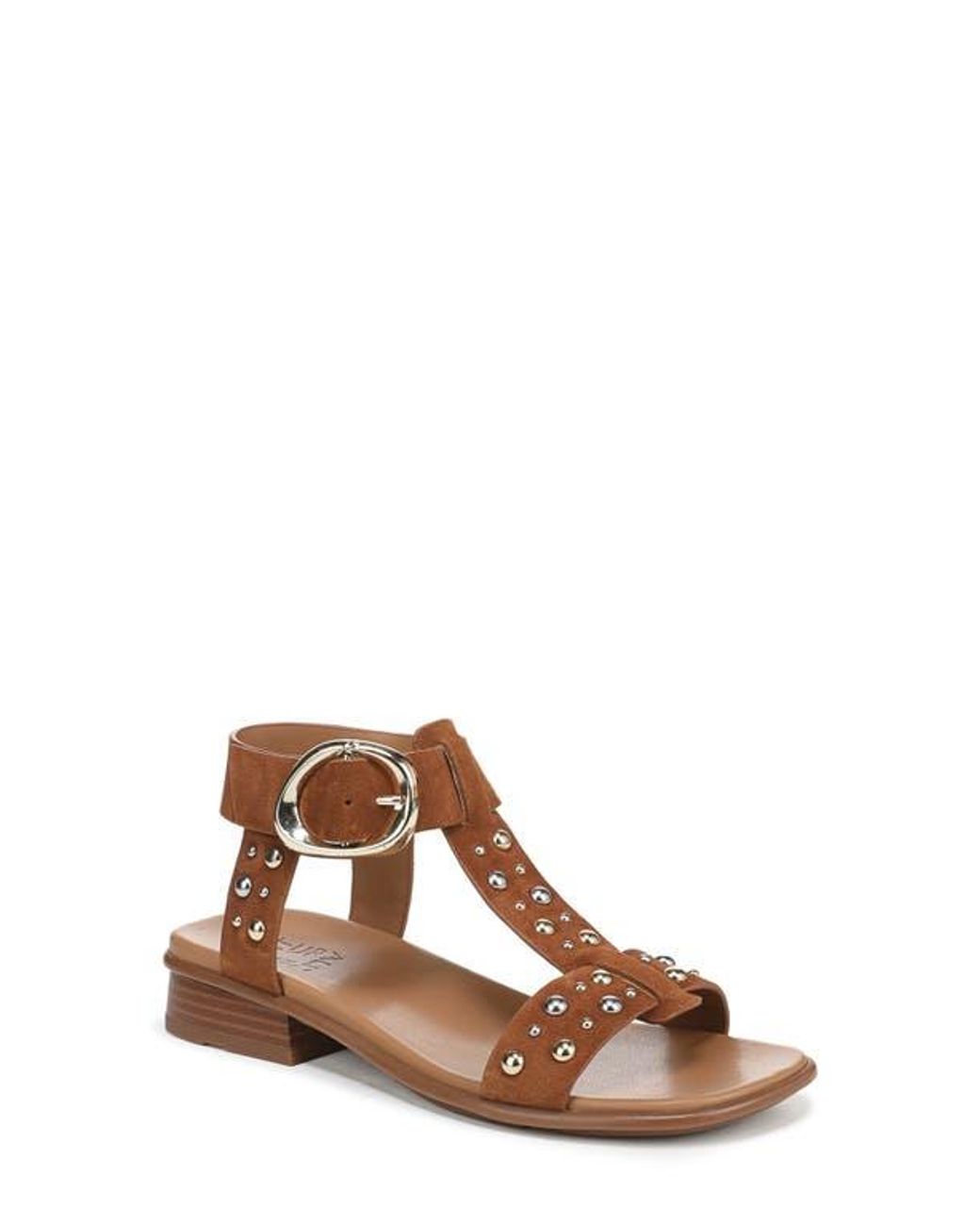 Naturalizer Brown Brandy T-Strap Sandal