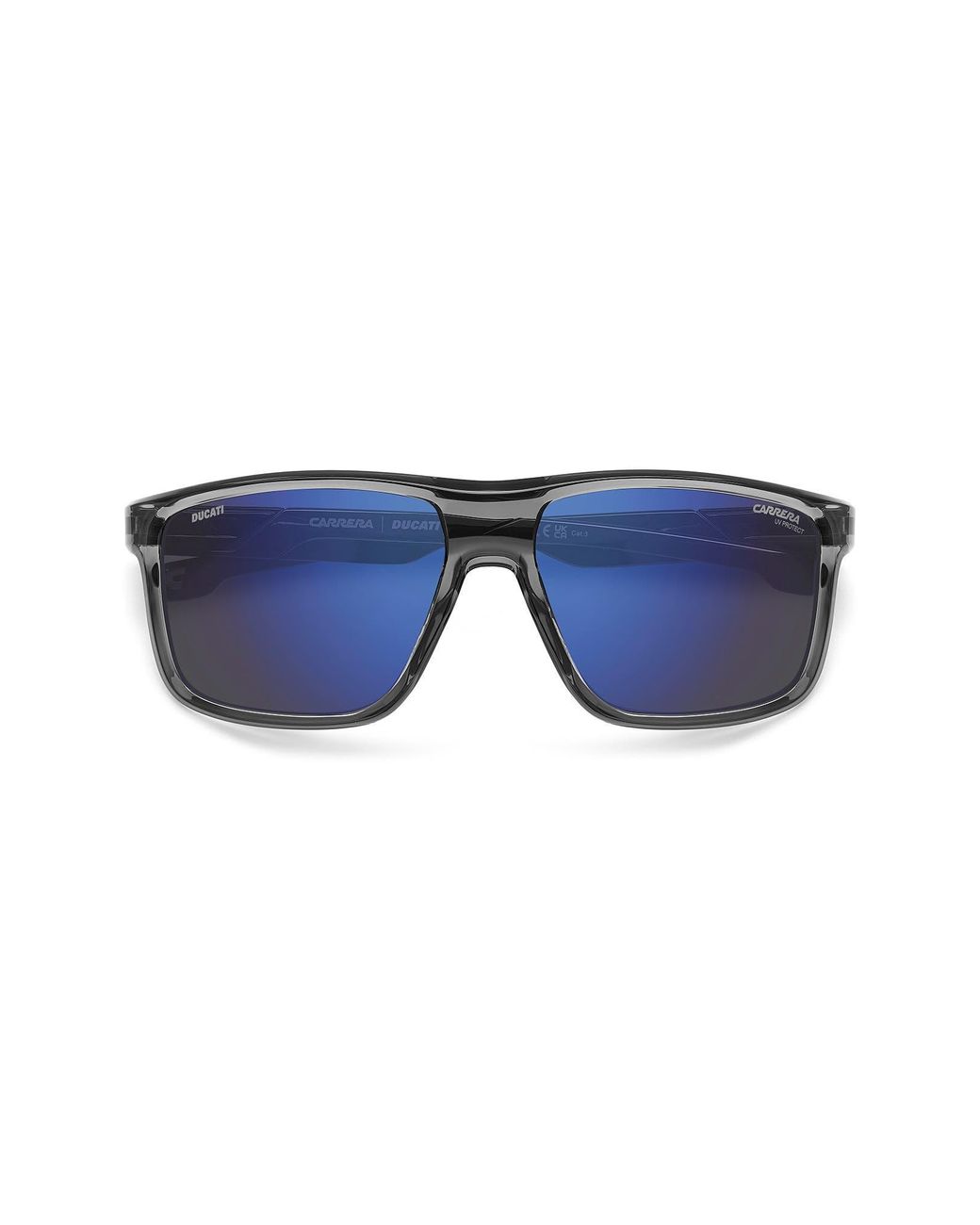 Carrera Blue X Ducati Carduc 60Mm Rectangular Sunglasses for men