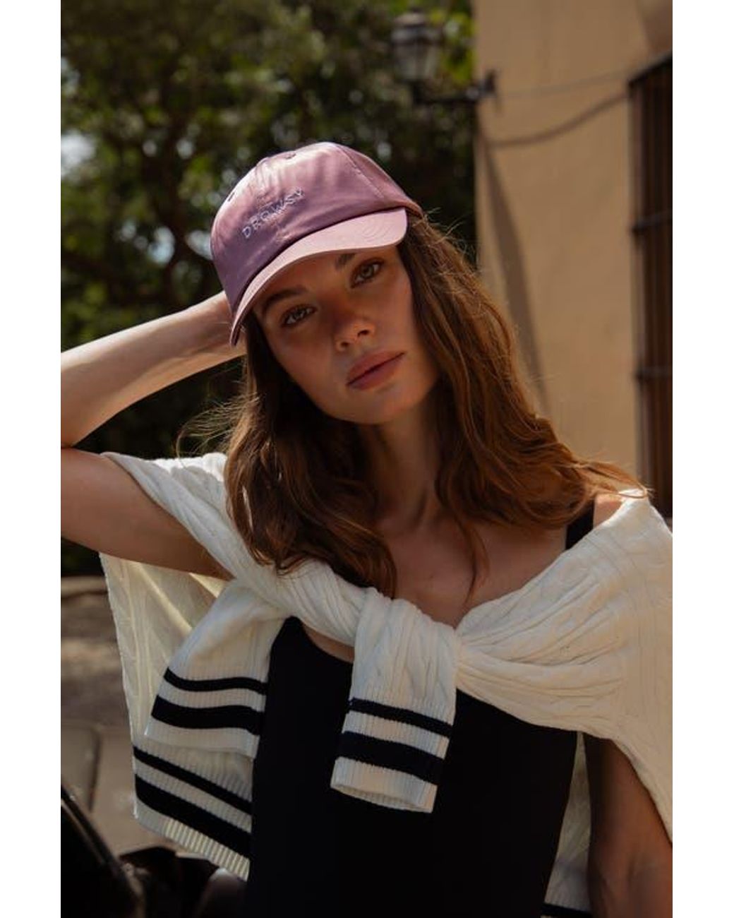 Drowsy Pink Silk Cap