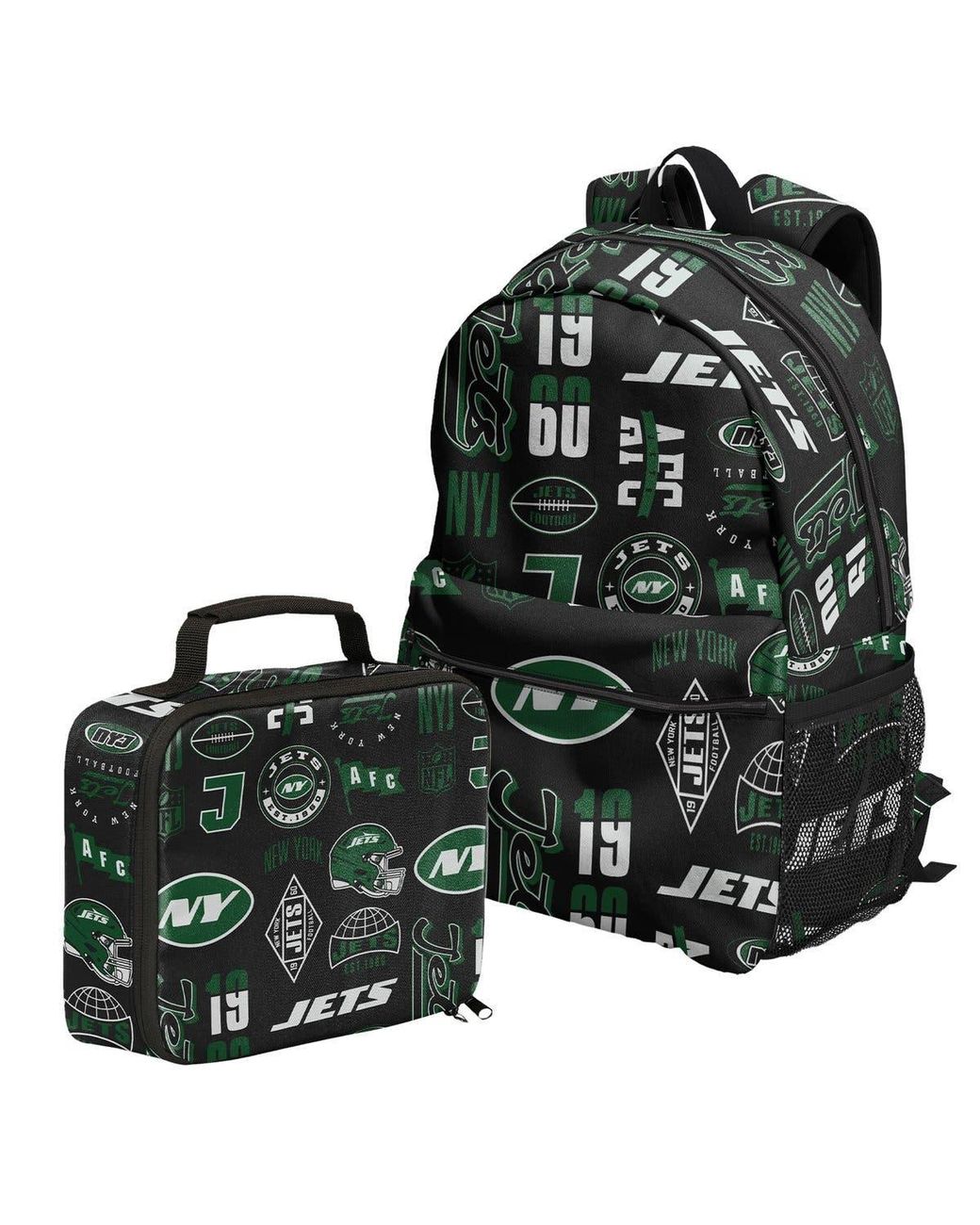Outerstuff Green New York Jets Backpack And Lunchbox Set