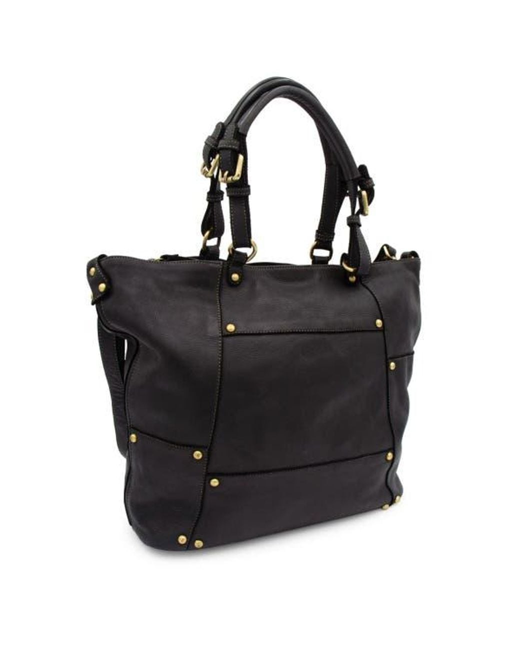 Bolsa Nova Black Nora Patchwork Tote