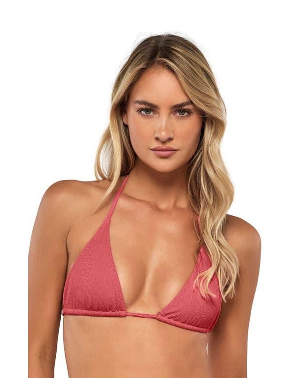 Pacifica by Sunsets Multicolor Tiana Triangle Bikini Swimsuit Top