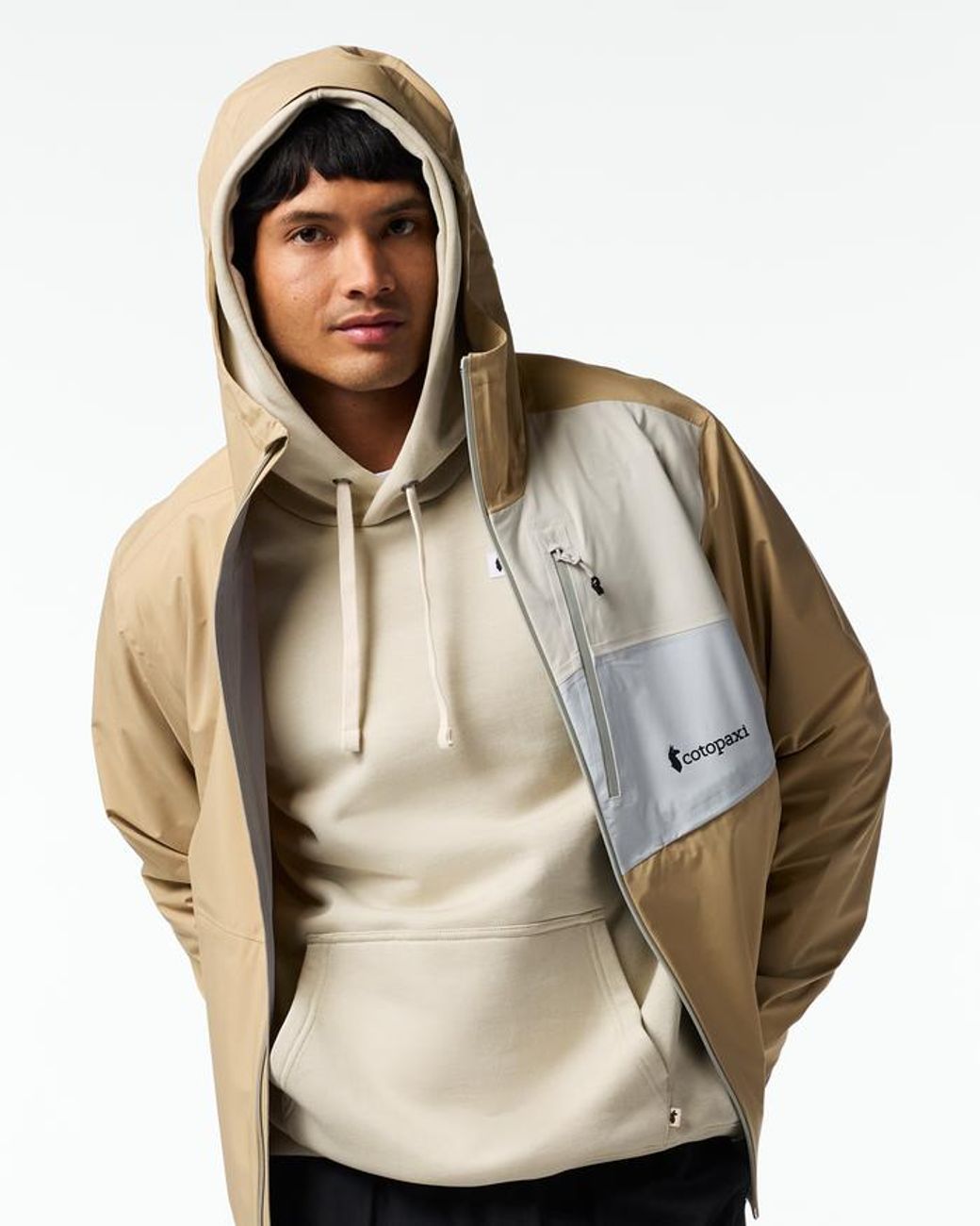 COTOPAXI Green Impermeo 3L Hooded Shell Jacket