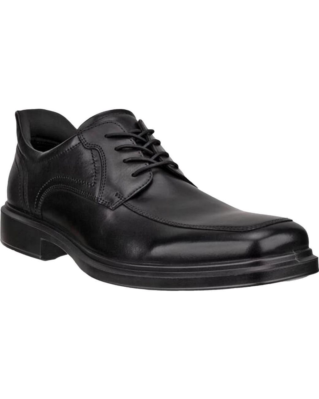 Ecco Black Helsinki 2.0 Leather Derby for men