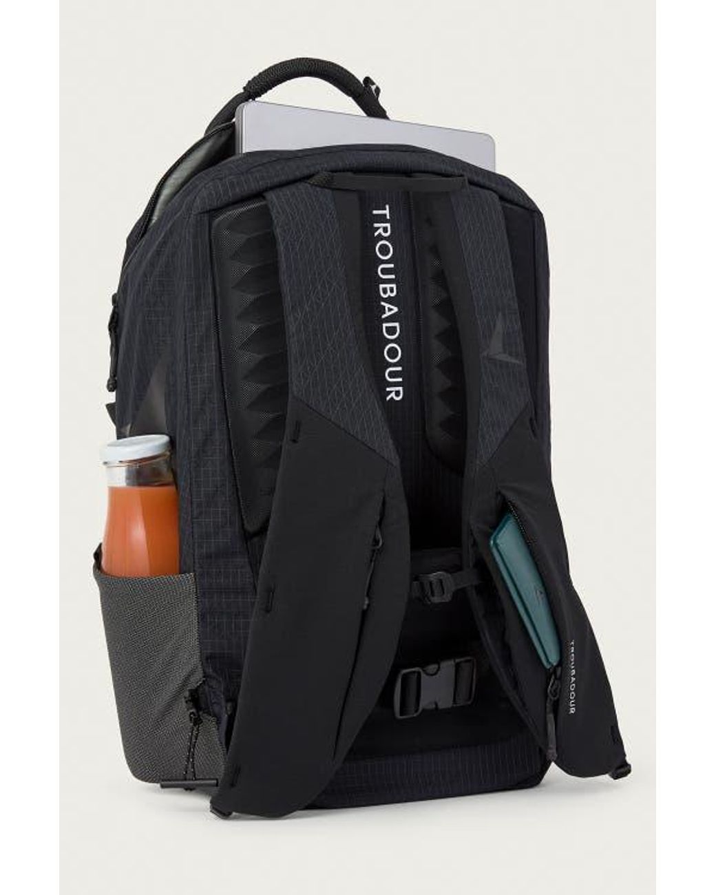 Troubadour Black Elemental Backpack