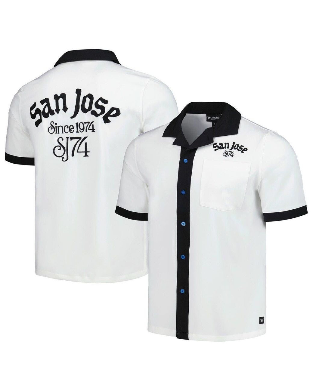Men's Darius Rucker Collection by Fanatics White San Francisco Giants Bowling Button-Up Shirt Size: Small