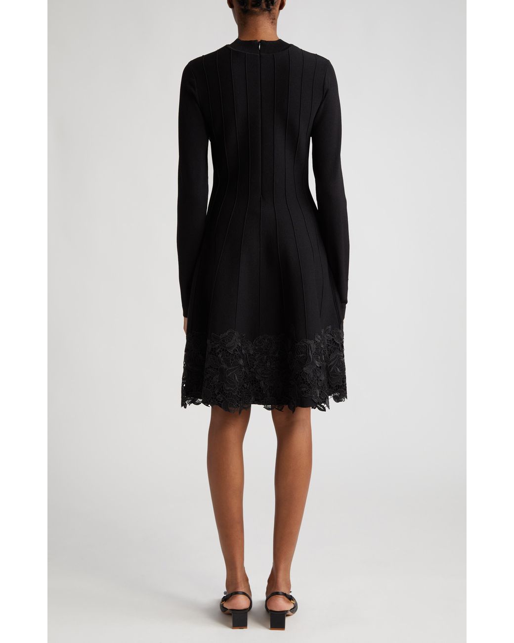 Lela rose top lace sheath dress