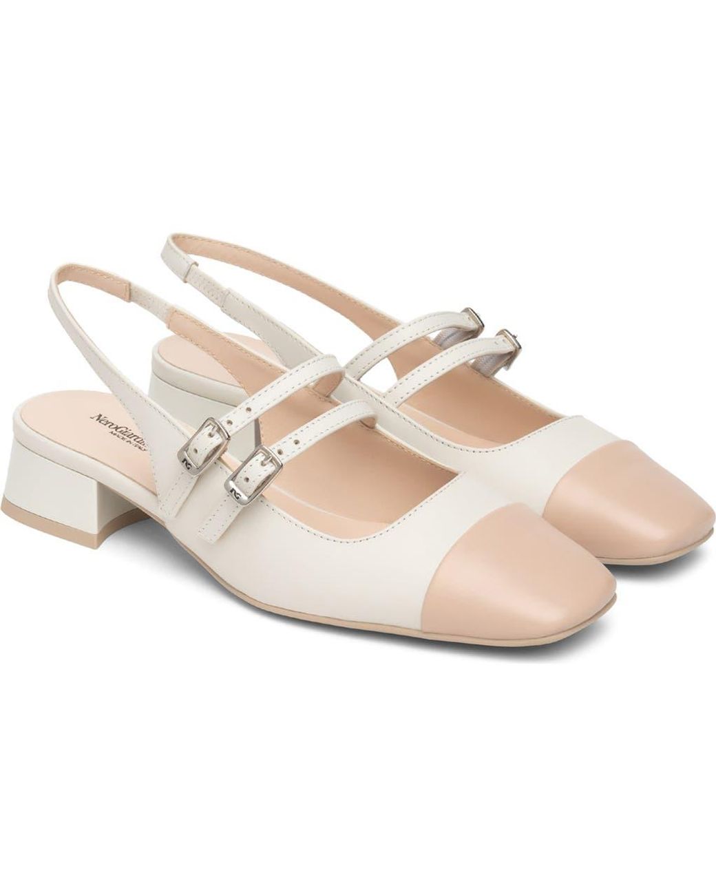 Nero Giardini Pink Slingback Cap Toe Pump