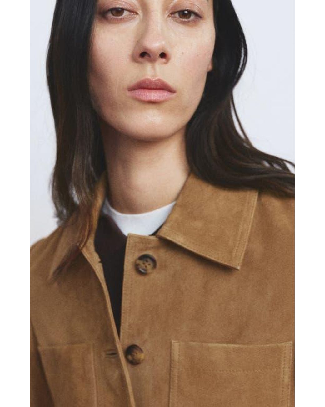 Mango Brown Suede Jacket