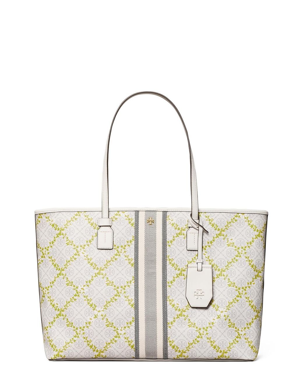 t monogram small coated canvas tote