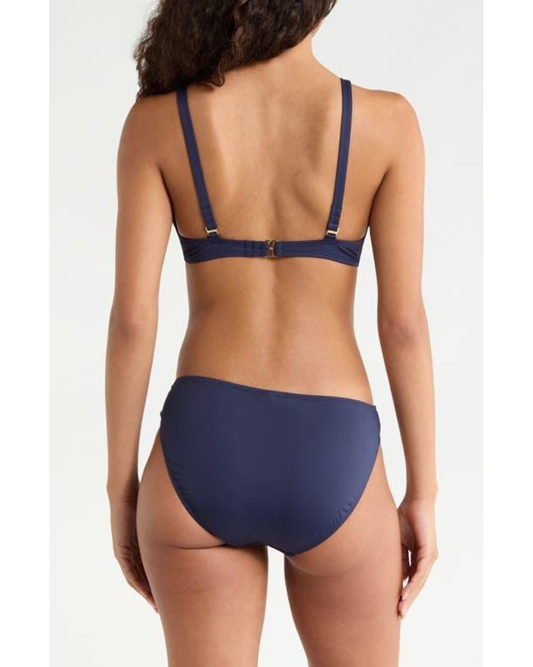 Ralph Lauren Blue Ring Bikini Top