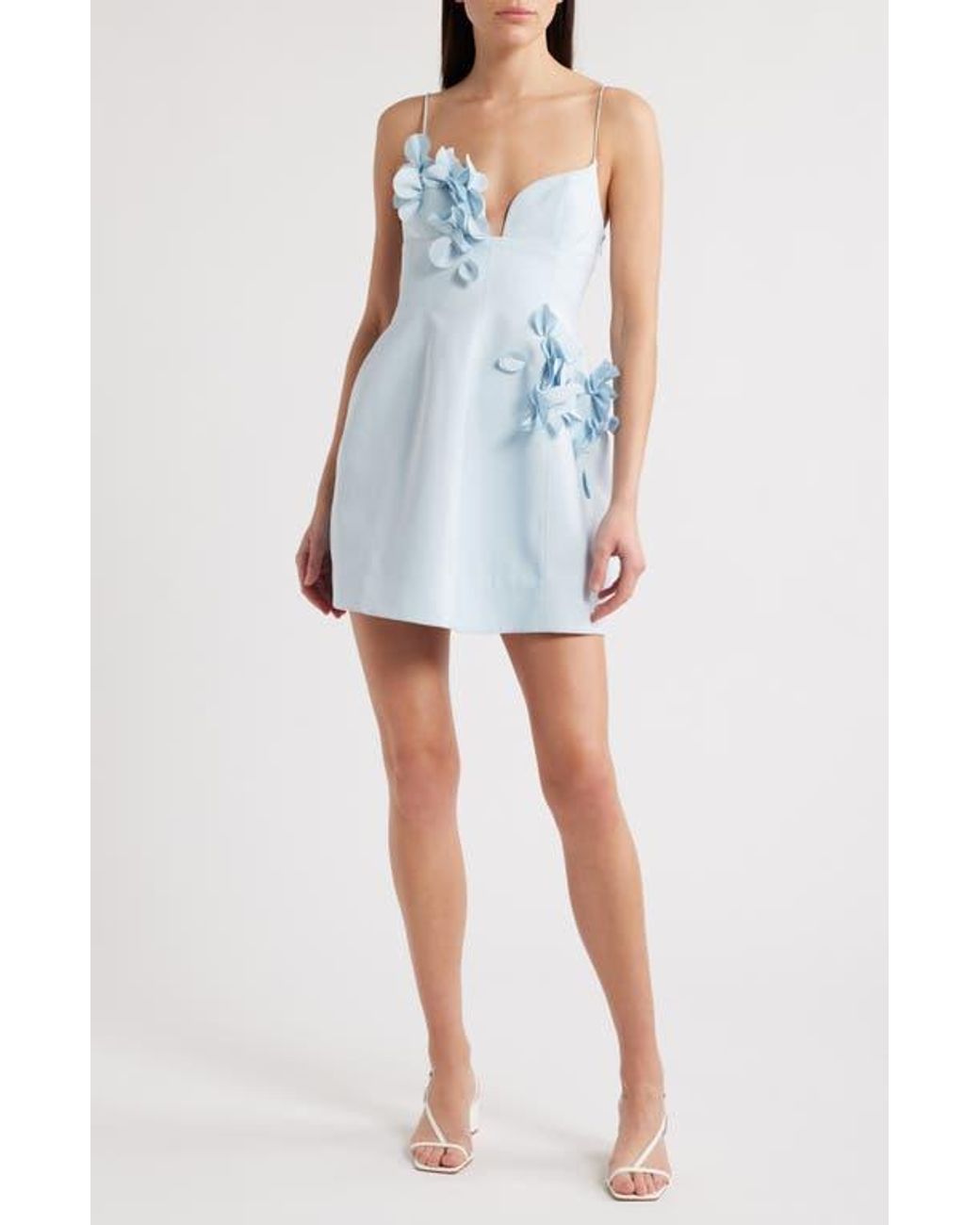 fleurette mini dress pale blue Fleurette Pink Mini Dress - US 6 main image 0