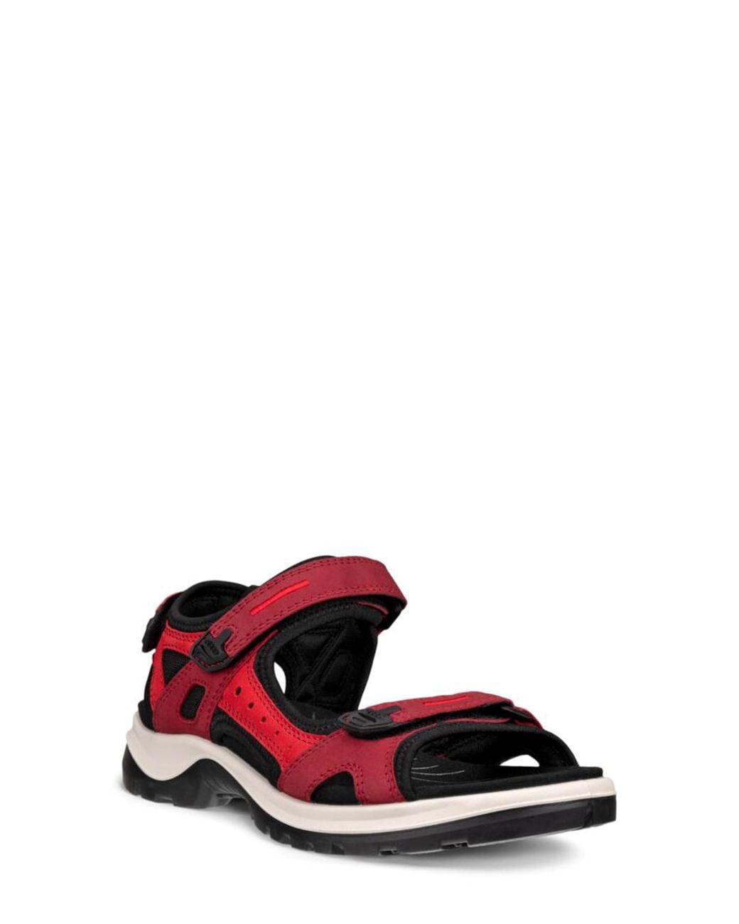 Ecco Red Yucatan Sandal