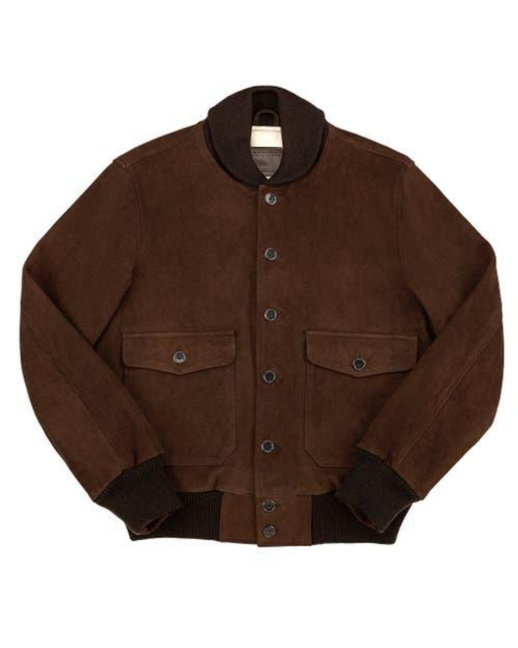 Last Wolf Brown Voyageurs Bomber Jacket for men