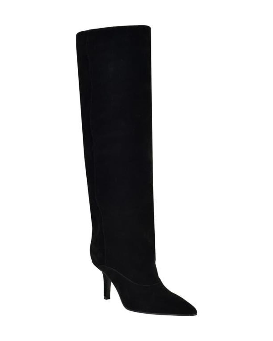 Guess Black Carolan Pointed Toe Slouch Boot
