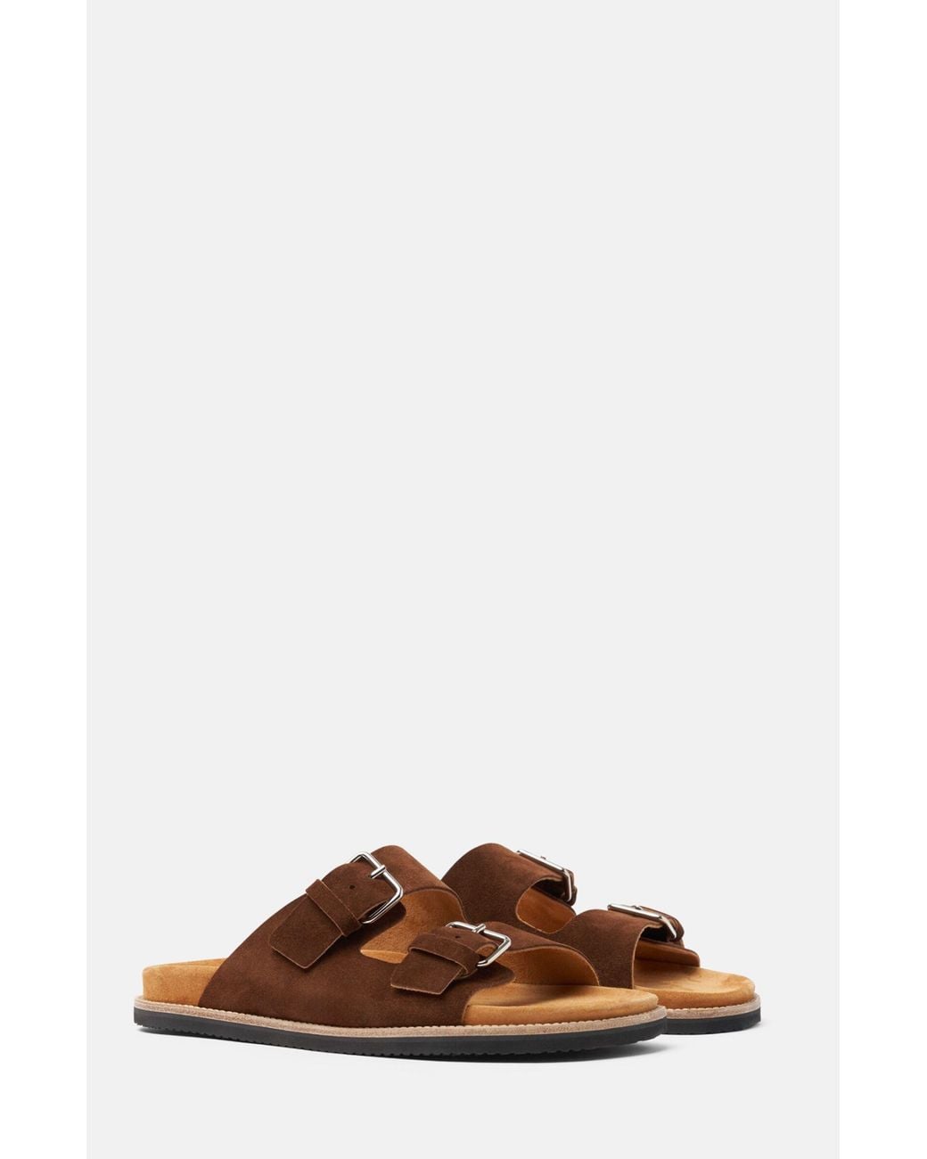 Scarosso Brown Enea Sandals for men