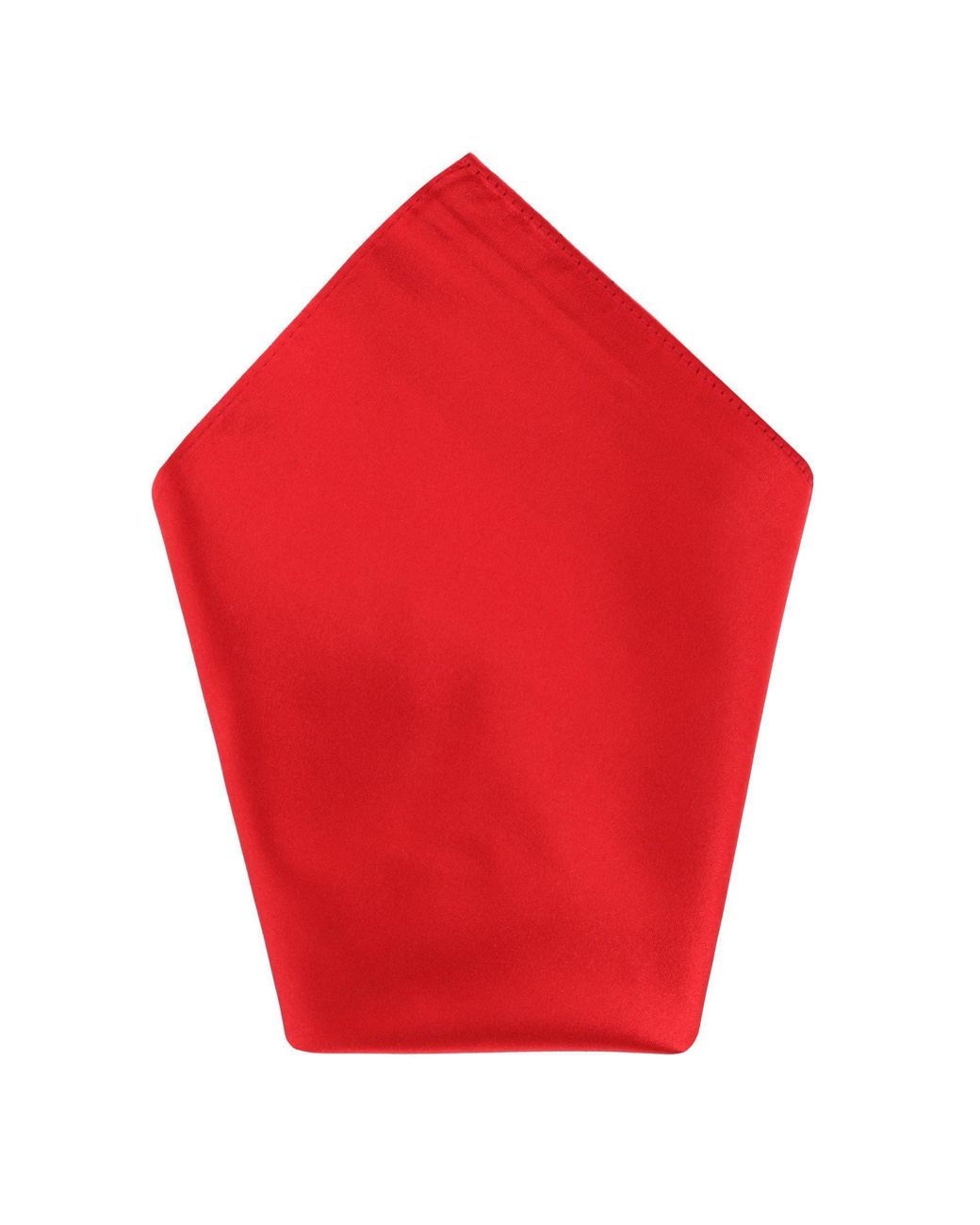 Trafalgar Red Sutton Solid Color 13 Inch Silk Pocket Square for men
