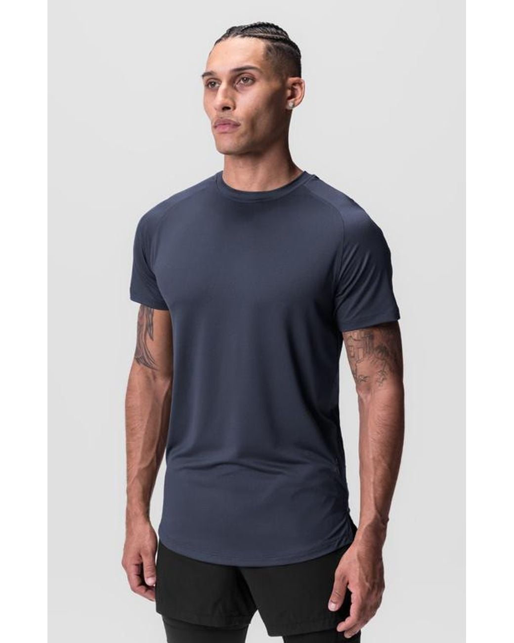 ASRV Blue Aerosilver Established Tee for men