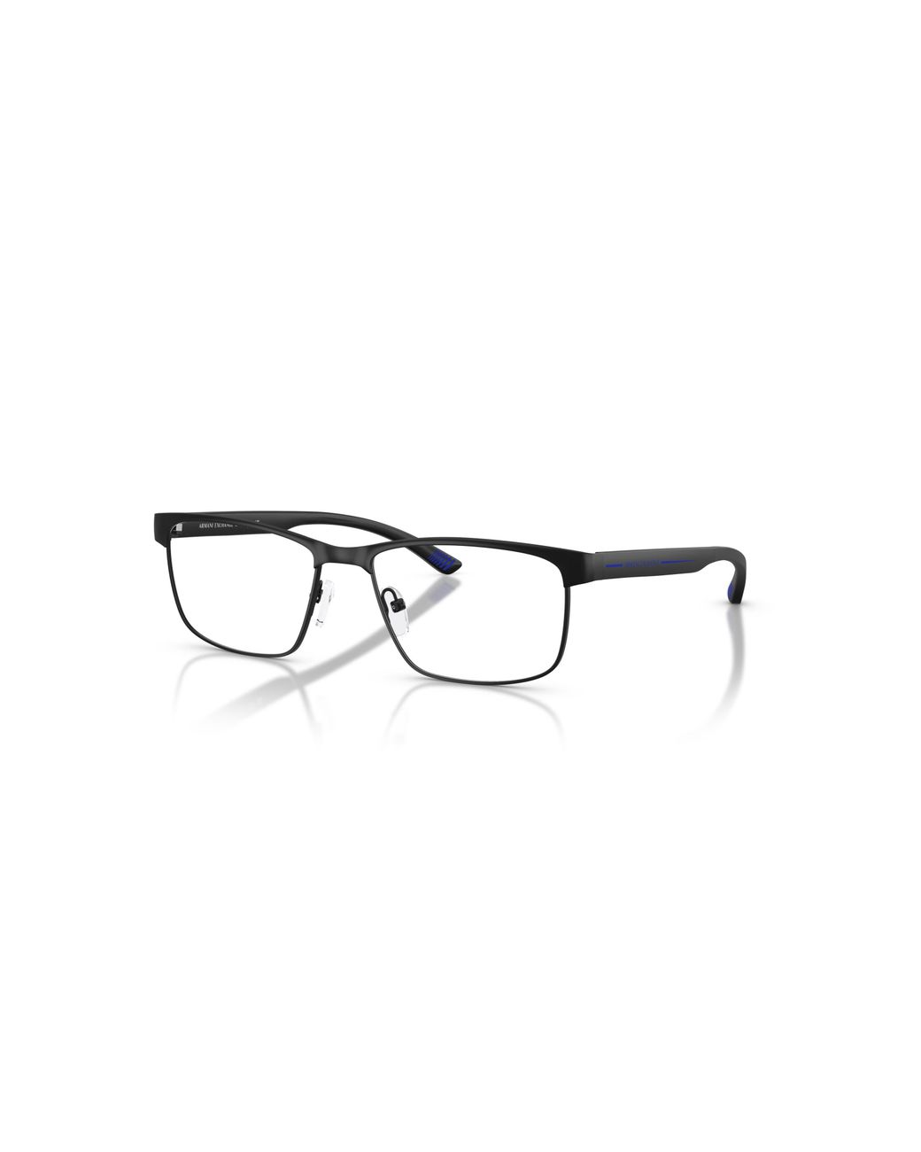ARMANI EXCHANGE Black 56Mm Rectangle Optical Glasses for men