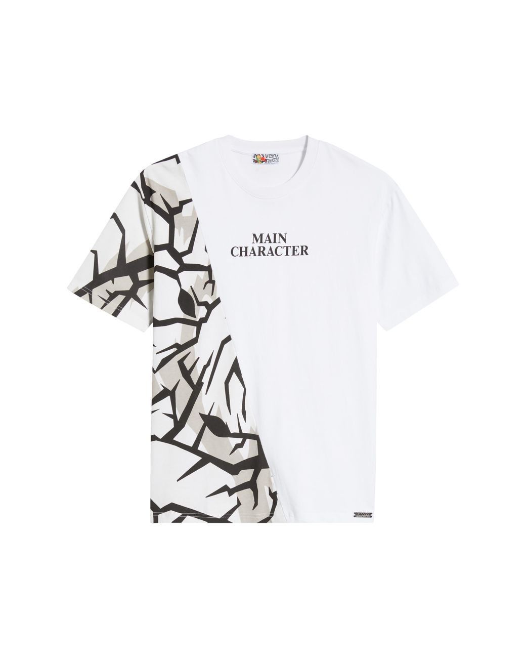 VERYRARE White Main Character Cotton Graphic T-Shirt for men
