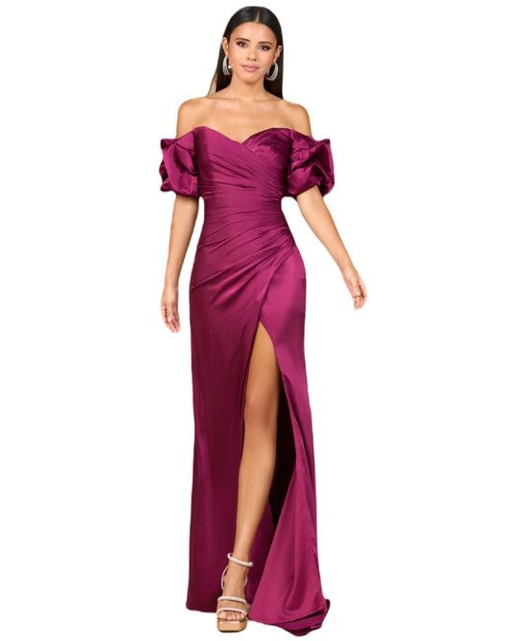 open lace back dress A Line 2 Pieces Off Shoulder Red Prom Dress, 2 Pieces Red Off Shoulder   morievent